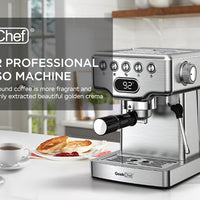 Geek Chef Espresso Machine Water Stainless Steel