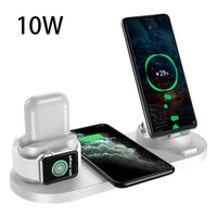 
              Wireless Charger For IPhone Fast Charger For Phone Fast Charging Pad For Phone Watch 6 In 1 Charging Dock Station
            