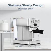 
              Geek Chef Espresso Machine Water Stainless Steel
            