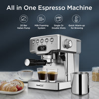 
              Geek Chef Espresso Machine Water Stainless Steel
            