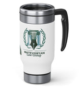 
              Stainless Steel Travel Mug with Handle, 14oz
            