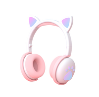 
              AIKSWE Bluetooth Headphones glowing cute LED Cat Ear
            