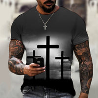 
              Cross  T-shirt 3D print
            