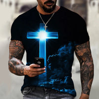 
              Cross  T-shirt 3D print
            