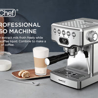 Geek Chef Espresso Machine Water Stainless Steel