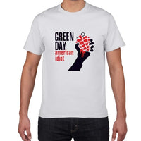 2019 new summer Famous band Green Day t shirt men 100% cotton loose Tops&Tees men  Rock Hip Hop street wear men clothes pok