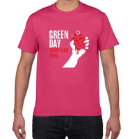 2019 new summer Famous band Green Day t shirt men 100% cotton loose Tops&Tees men  Rock Hip Hop street wear men clothes pok