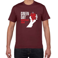2019 new summer Famous band Green Day t shirt men 100% cotton loose Tops&Tees men  Rock Hip Hop street wear men clothes pok