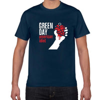 2019 new summer Famous band Green Day t shirt men 100% cotton loose Tops&Tees men  Rock Hip Hop street wear men clothes pok