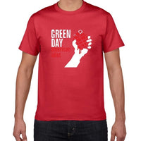 2019 new summer Famous band Green Day t shirt men 100% cotton loose Tops&Tees men  Rock Hip Hop street wear men clothes pok