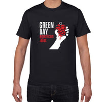 2019 new summer Famous band Green Day t shirt men 100% cotton loose Tops&Tees men  Rock Hip Hop street wear men clothes pok