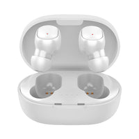 Wireless Headphones Stereo Headset Mini Earbuds with Mic- USB Charging