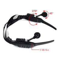 Outdoor Polarized Light Sunglasses and Wireless Bluetooth Headset Portable Glasses Headset