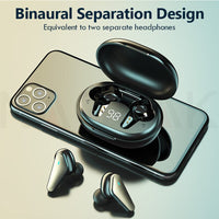 TWS Bluetooth 5.0 Binaural Wireless Sports Earbud with Mic- USB Interface