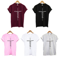 
              The Cross  T-Shirt Women Short Sleeve
            