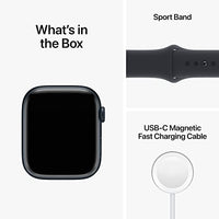 
              Apple Watch Series 8 [GPS 45mm] Smart Watch w/ Midnight Aluminum Case with Midnight Sport Band - M/L. Fitness Tracker, Blood Oxygen & ECG Apps, Always-On Retina Display, Water Resistant
            