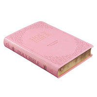 
              KJV Holy Bible, Giant Print Full-Size, Pink Faux Leather King James Version
            