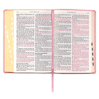 
              KJV Holy Bible, Giant Print Full-Size, Pink Faux Leather King James Version
            