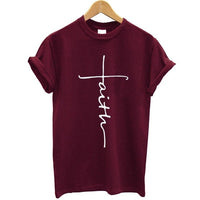 
              The Cross  T-Shirt Women Short Sleeve
            