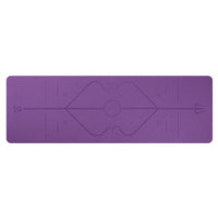 Yoga Mat with Position Line Non Slip