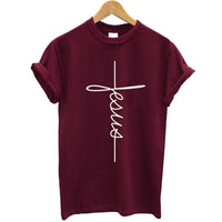 
              The Cross  T-Shirt Women Short Sleeve
            