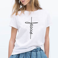 
              The Cross  T-Shirt Women Short Sleeve
            