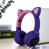 LED Cat Ear Noise Cancelling Headphones