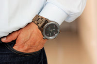 
              Men's Handcrafted Engraving Walnut Wood Watch - Best Gift Idea!
            