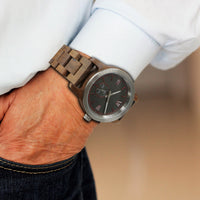 Men's Handcrafted Engraving Walnut Wood Watch - Best Gift Idea!