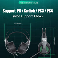 Gaming Headset with Microphone 7.1 Surround Sound