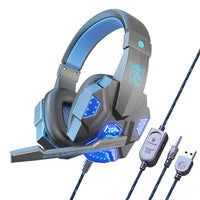 Gaming Headphones Headset Deep Bass Stereo Wired Gamer